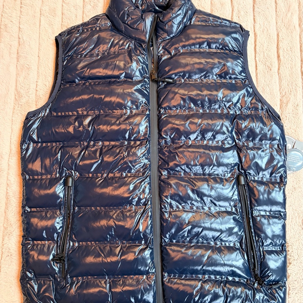 Michael Kors Navy Puffer Vest